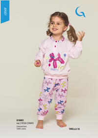 PIGIAMA NEONATA M/L U10003 Tellini S.r.l. Ingrosso Abbigliamento